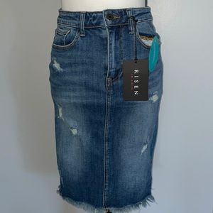 Jean skirt NWT